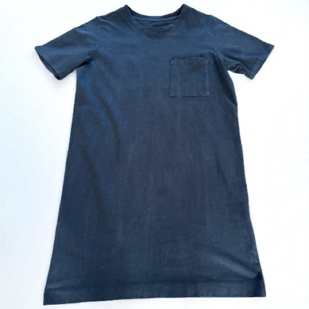 EVERLANE The Organic Cotton Weekend Tee Dress in Black (S) - Picture 2 of 8